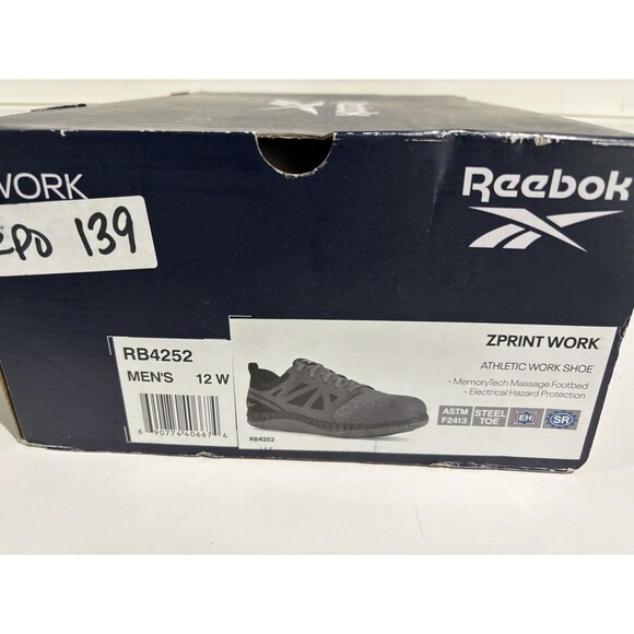 Reebok Men's Rb4250 Zprint Safety Steel Toe  Work Shoe, (store return) Sz 12wide - Picture 11 of 11